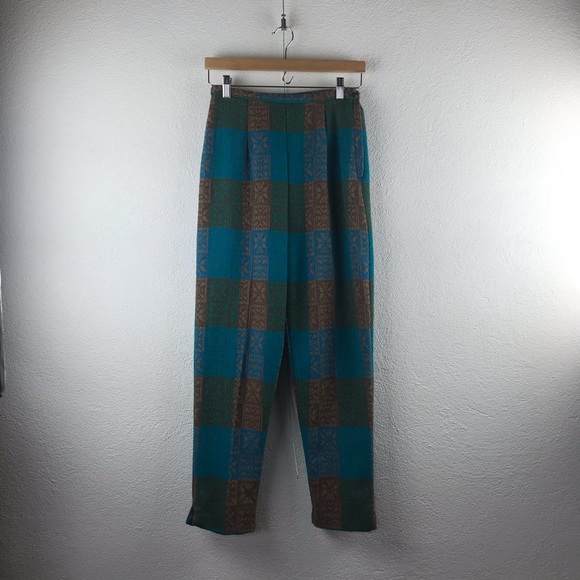 Blue Vintage Cigarette Pants